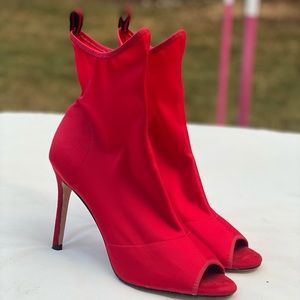 Size 10 red Catherine malandrino heels